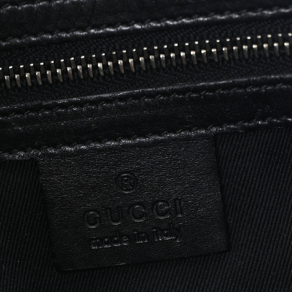 Monogram Braided Tote Black