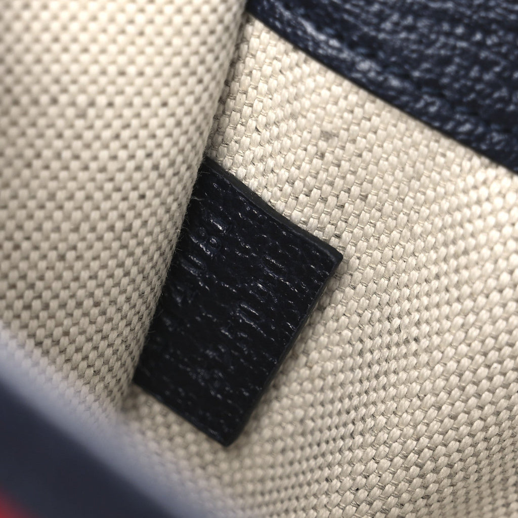 GG Supreme Monogram Web Small Ophidia Belt Bag 80 32 Beige Navy