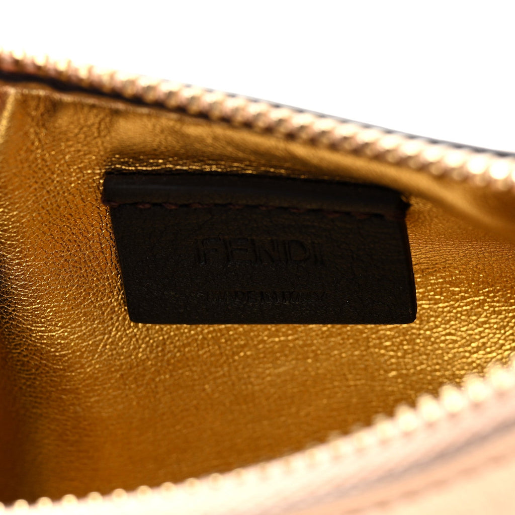 Vitello Grace Matte Nano Fendigraphy Hobo Charm Light Rose