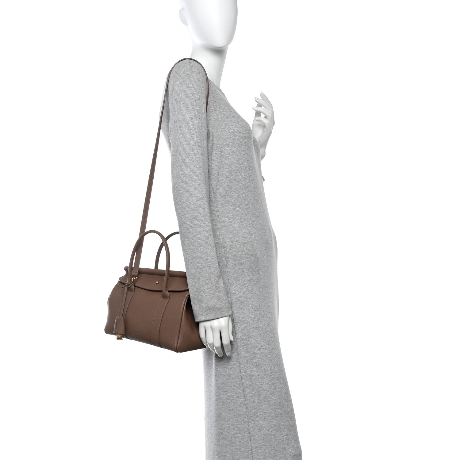 Grained Calfskin L25 Loom Bag Fossil
