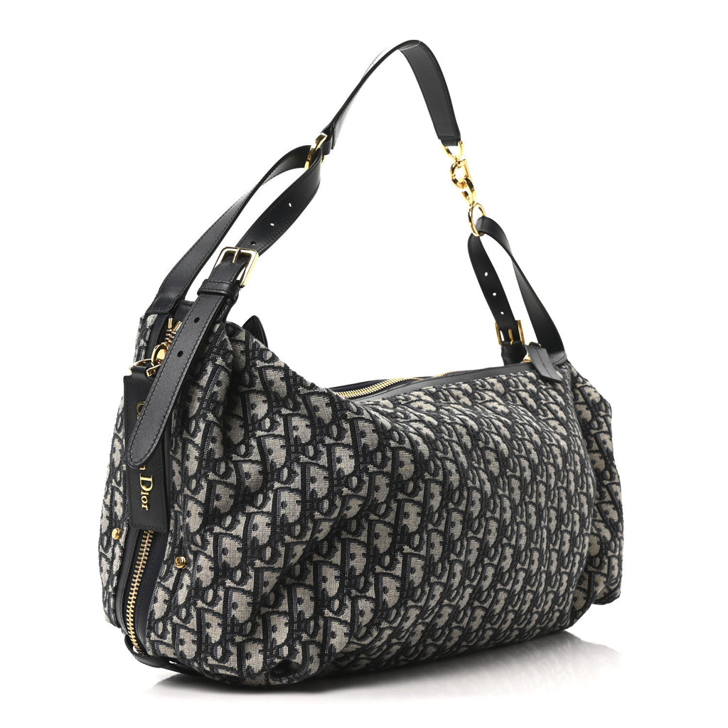 Oblique Large D-Journey Bag Blue