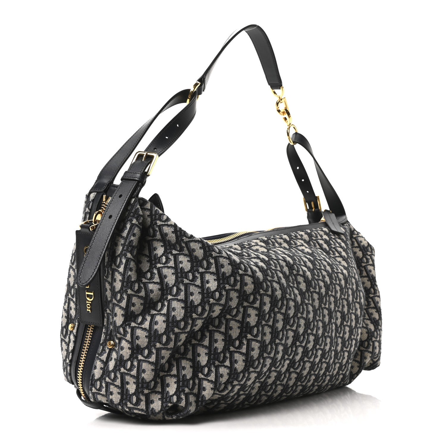 Oblique Large D-Journey Bag Blue