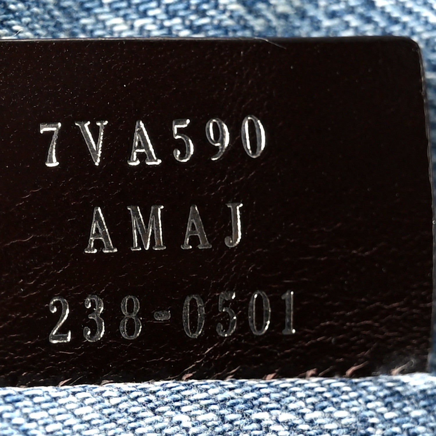 Denim Lavato Vitello King Logo Embroidered Frayed Tote Denim Chiaro Cuoio