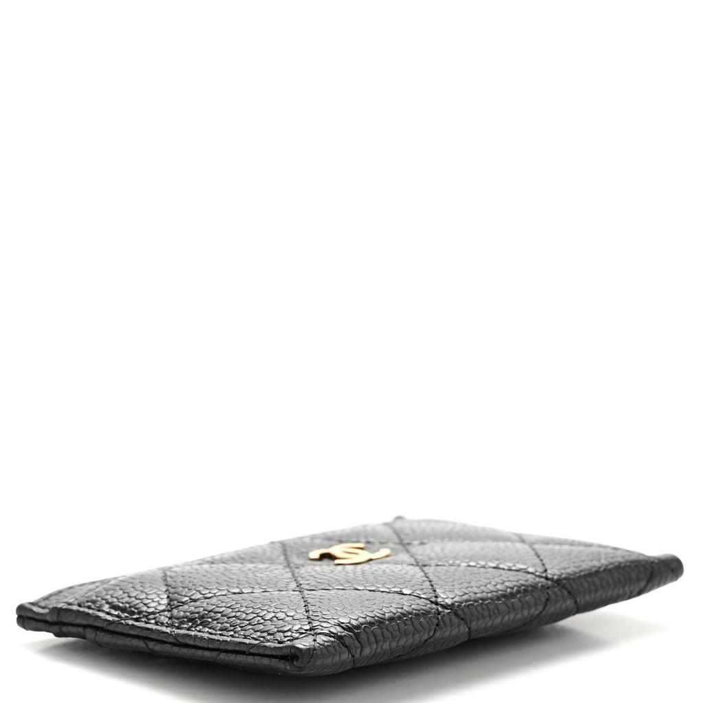 Caviar Quilted  Holder Black