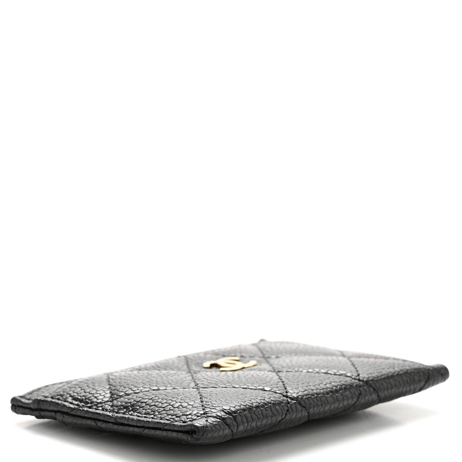 Caviar Quilted  Holder Black