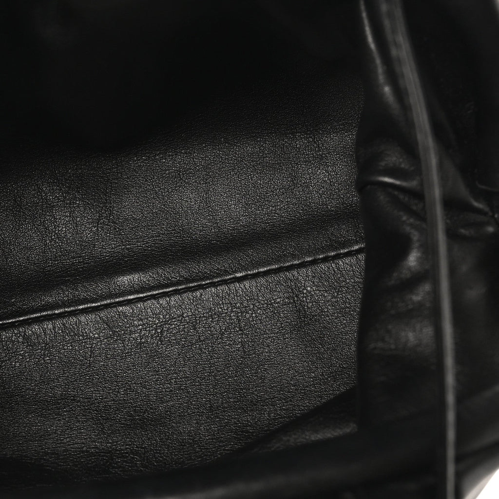 Butter Calfskin The Mini Pouch Black