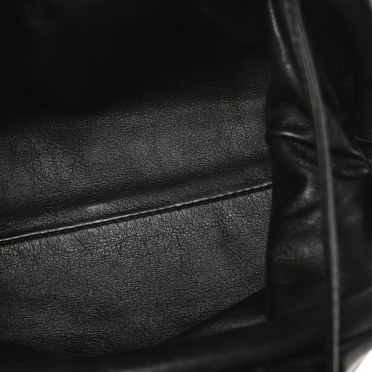 Butter Calfskin The Mini Pouch Black