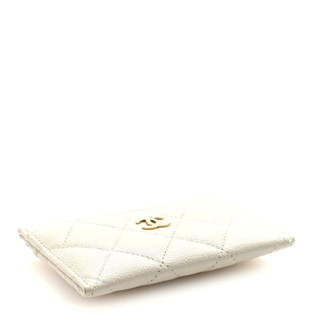 Caviar Quilted  Holder White