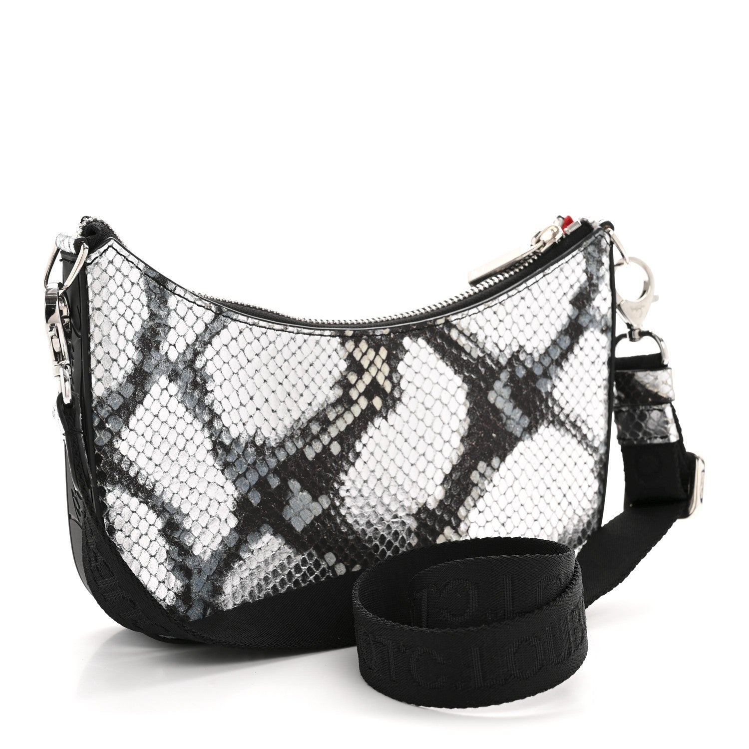 Calfskin Amazonia Loubila Mini Chain Shoulder Bag Multicolor