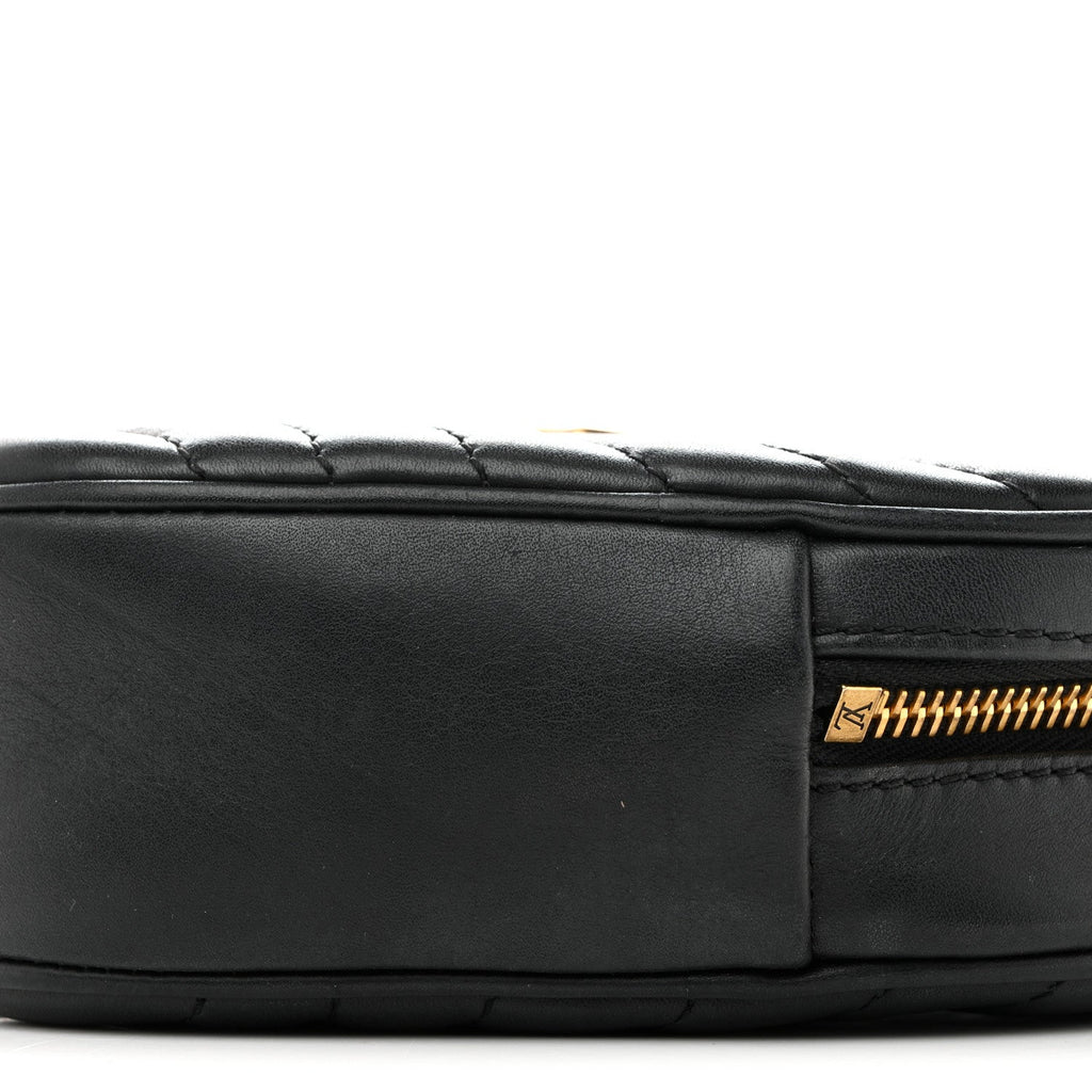Calfskin New Wave Heart Bag Black
