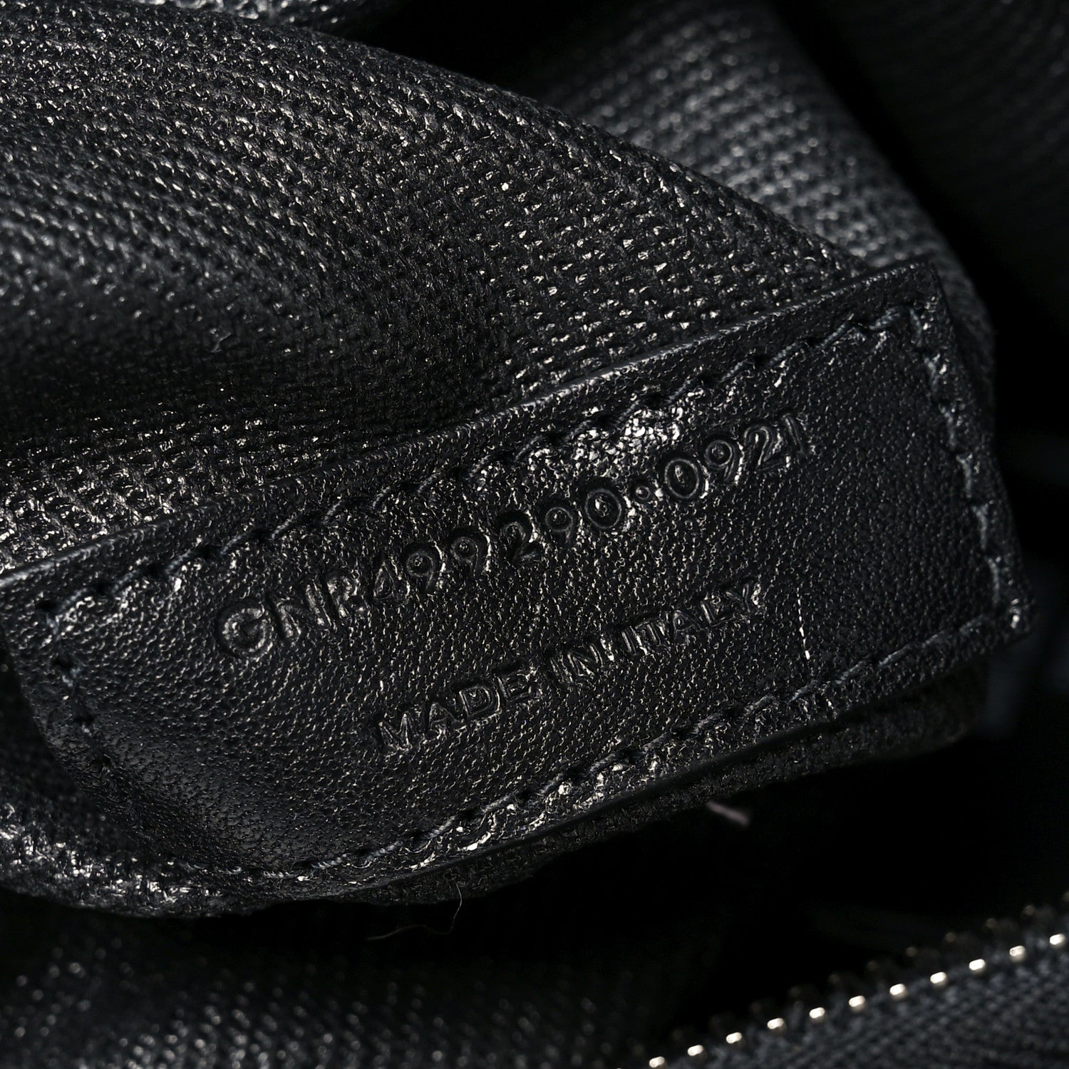Linen Calfskin Rive Gauche Tote Black
