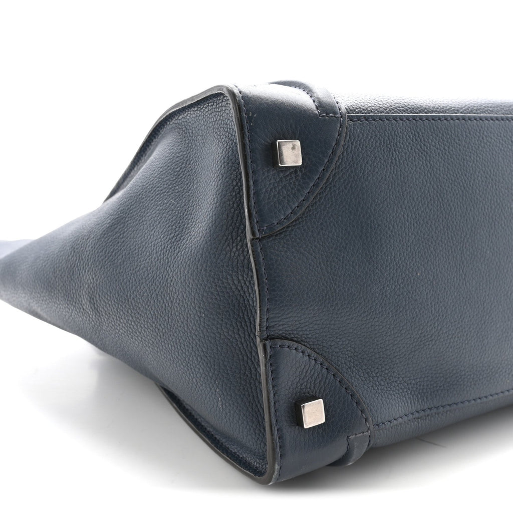 Drummed Calfskin Mini Luggage Orage