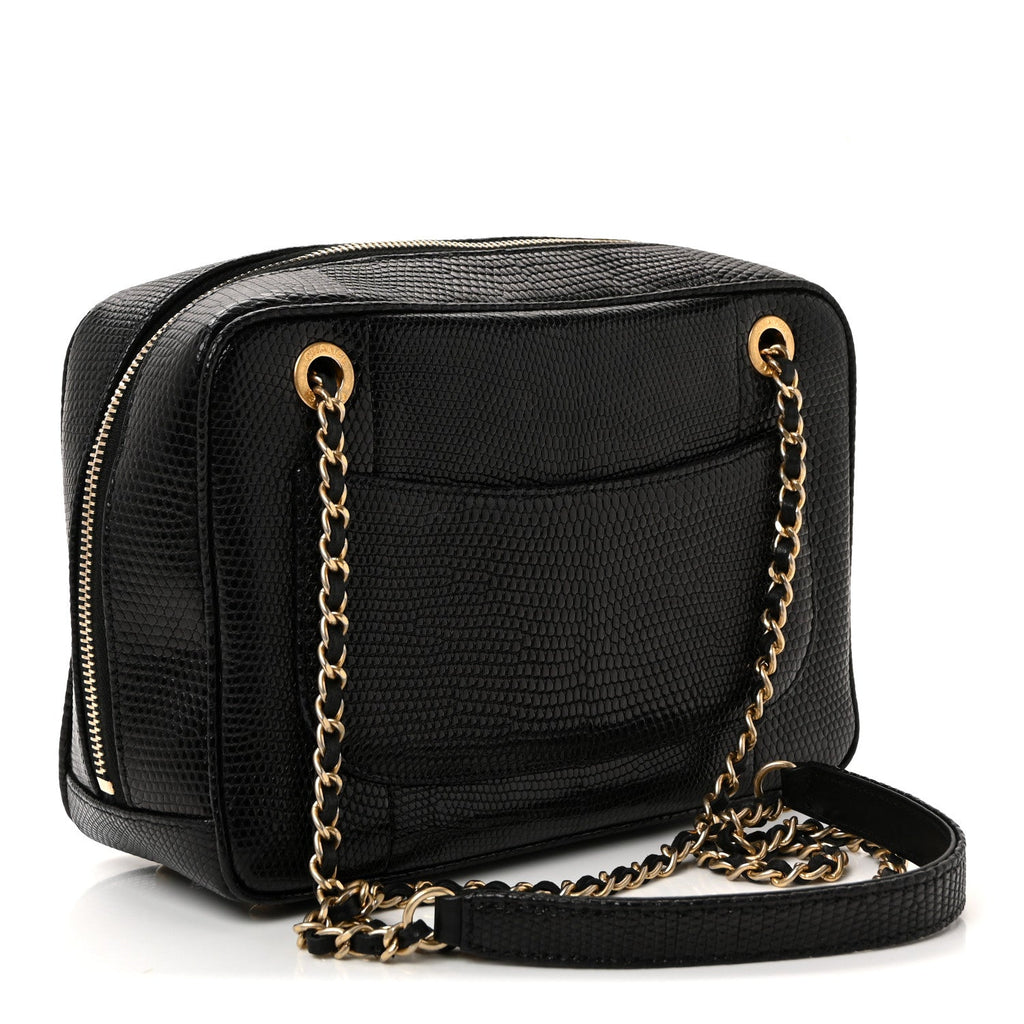 Lizard Coco Vintage Camera Case Black