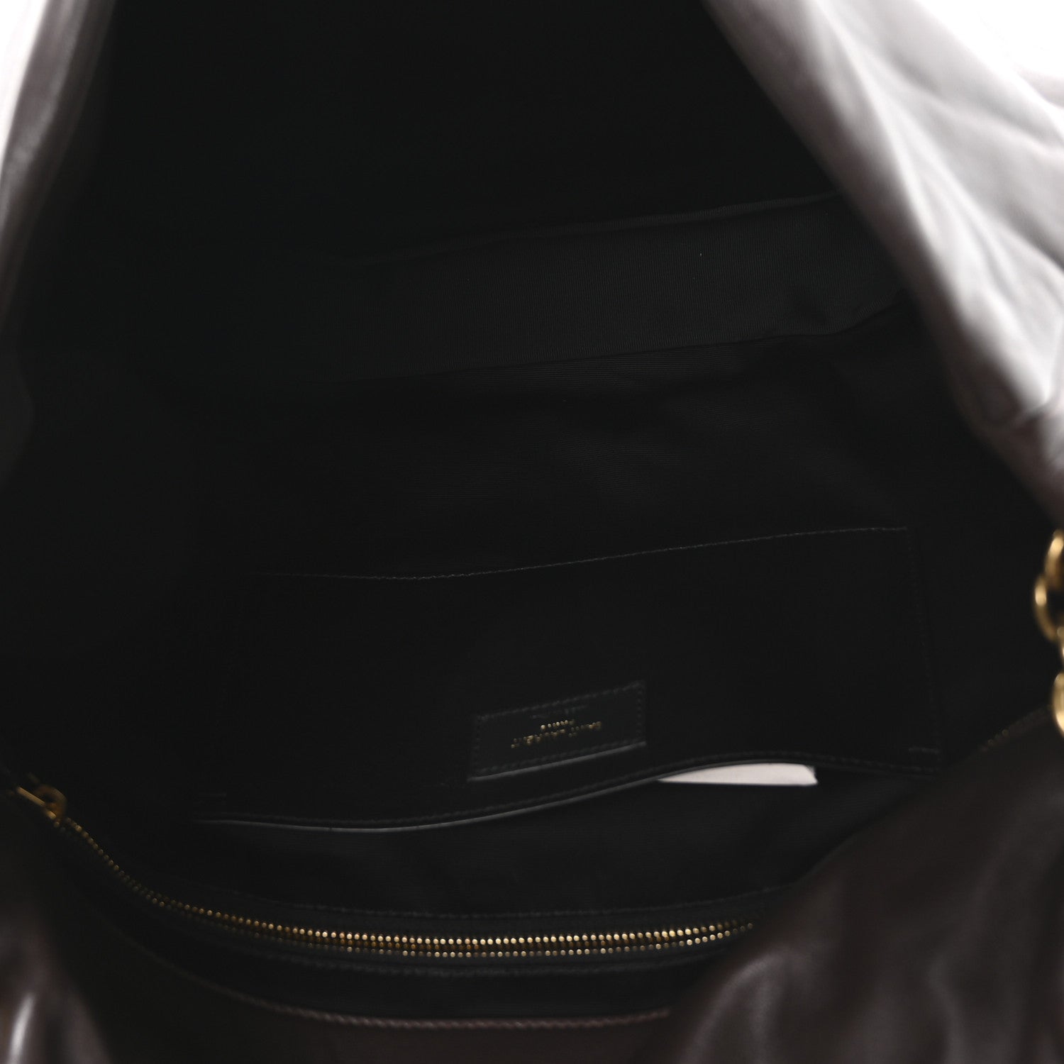 Lambskin Matelasse Monogram Large Jamie 4.3 Dark Sweet Chocolate