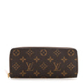 Monogram Clemence Wallet Rose Ballerine