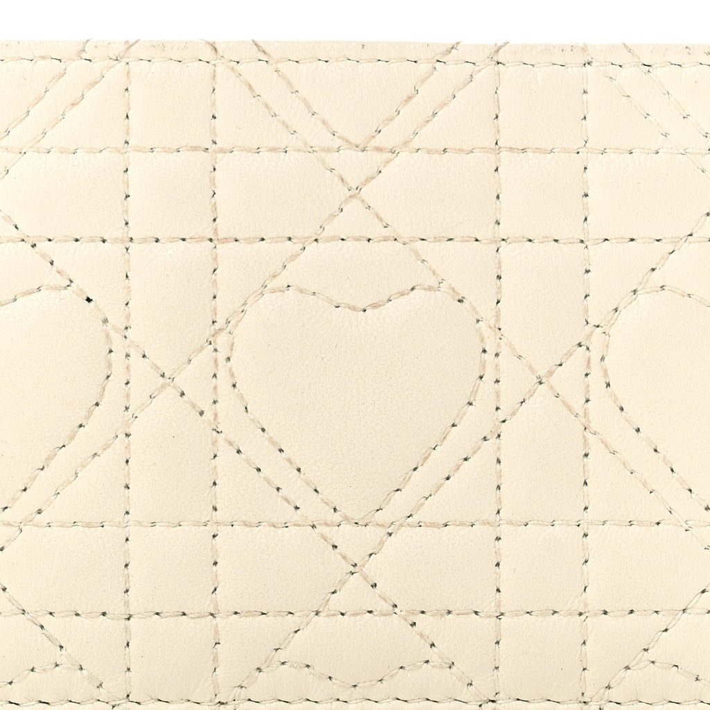 Lambskin Cannage DiorAmour Lady Dior  Holder White
