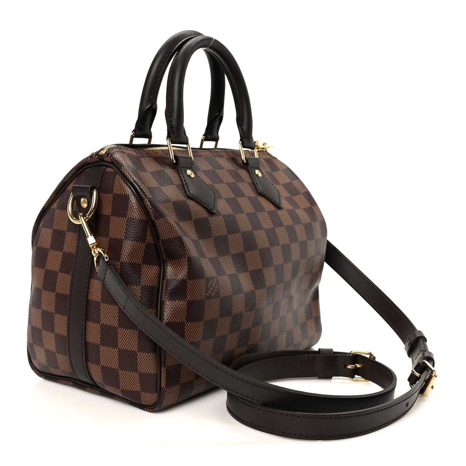 Damier Ebene Speedy Bandouliere 25