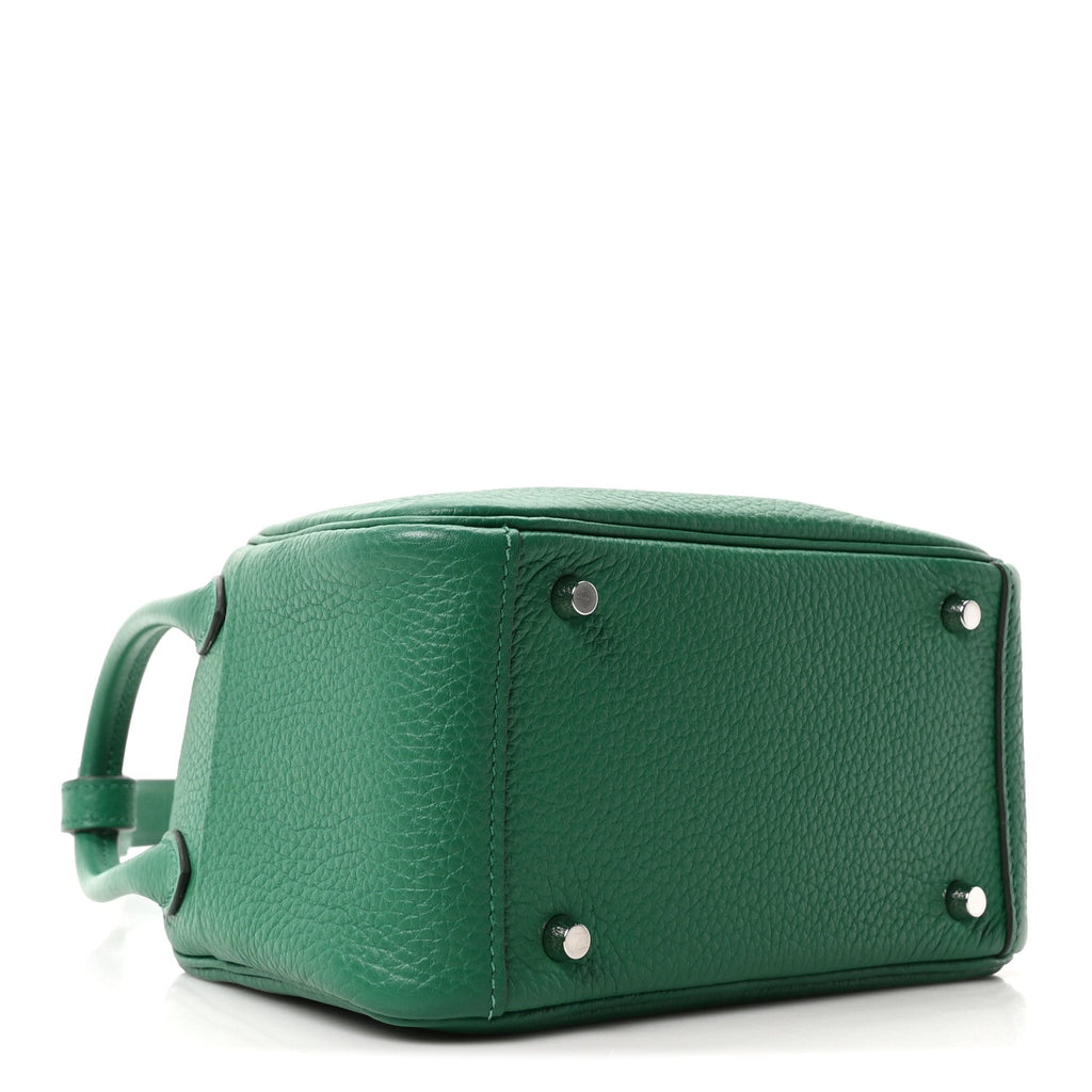 Taurillon Clemence Mini Lindy 20 Vert Vertigo