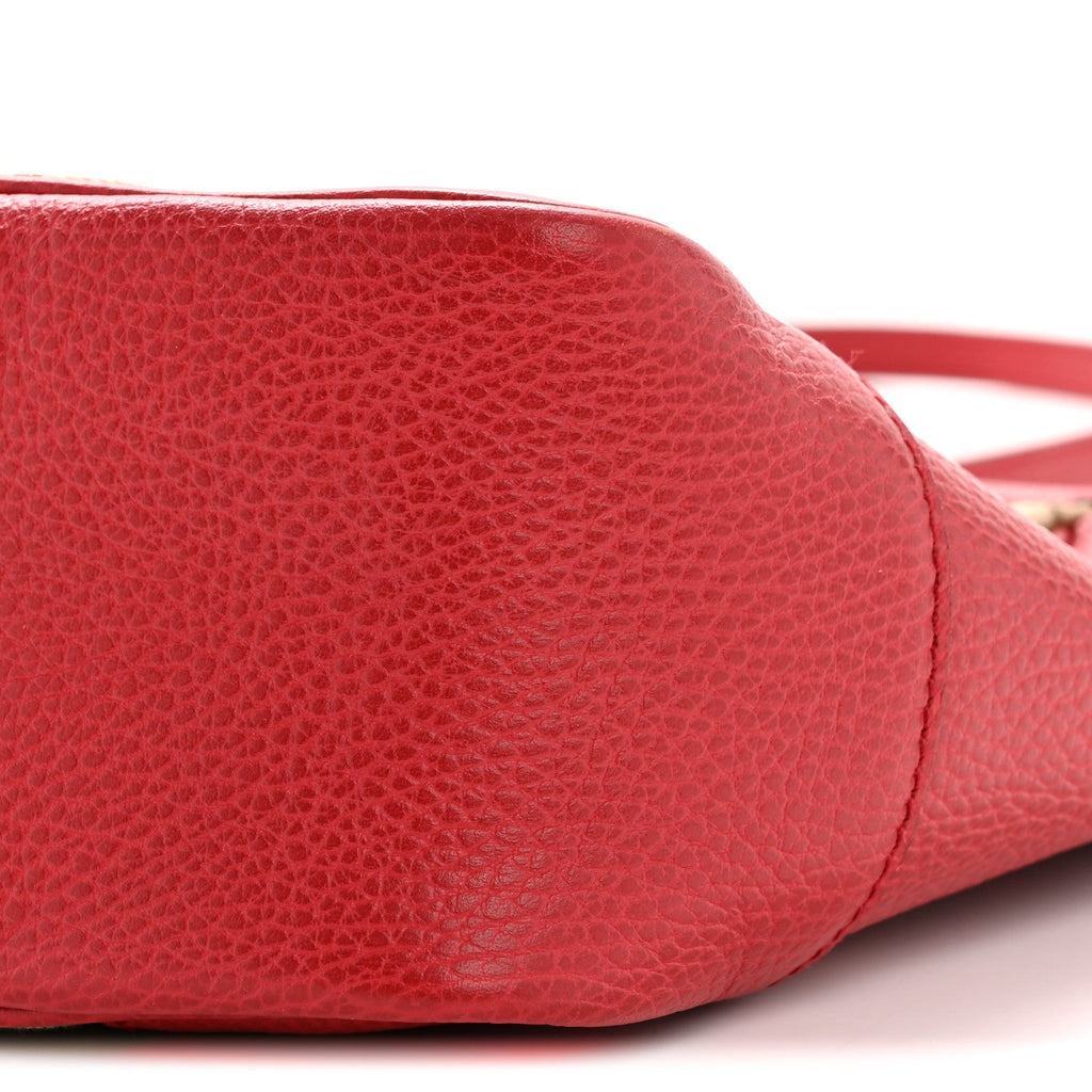 Monogram Small Bree Tote Red