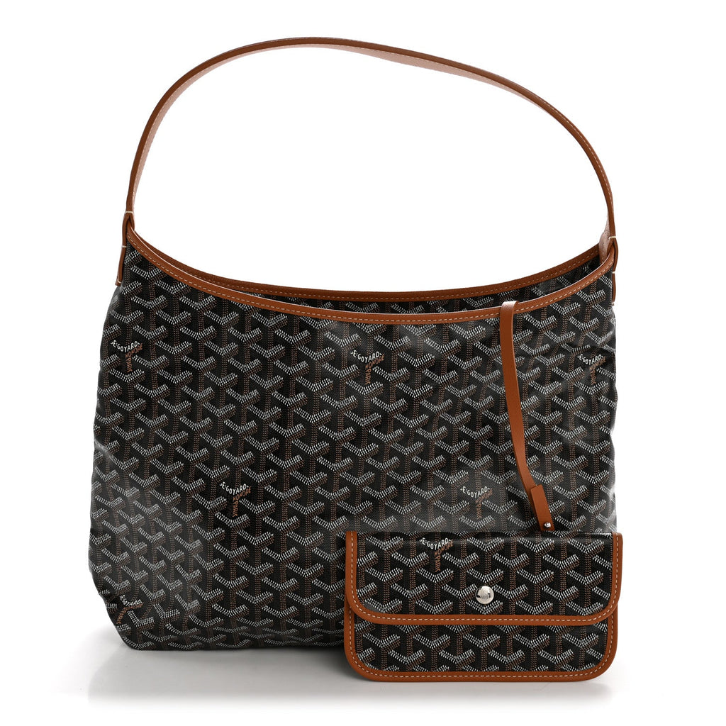 Goyardine Boheme Hobo Black Gold