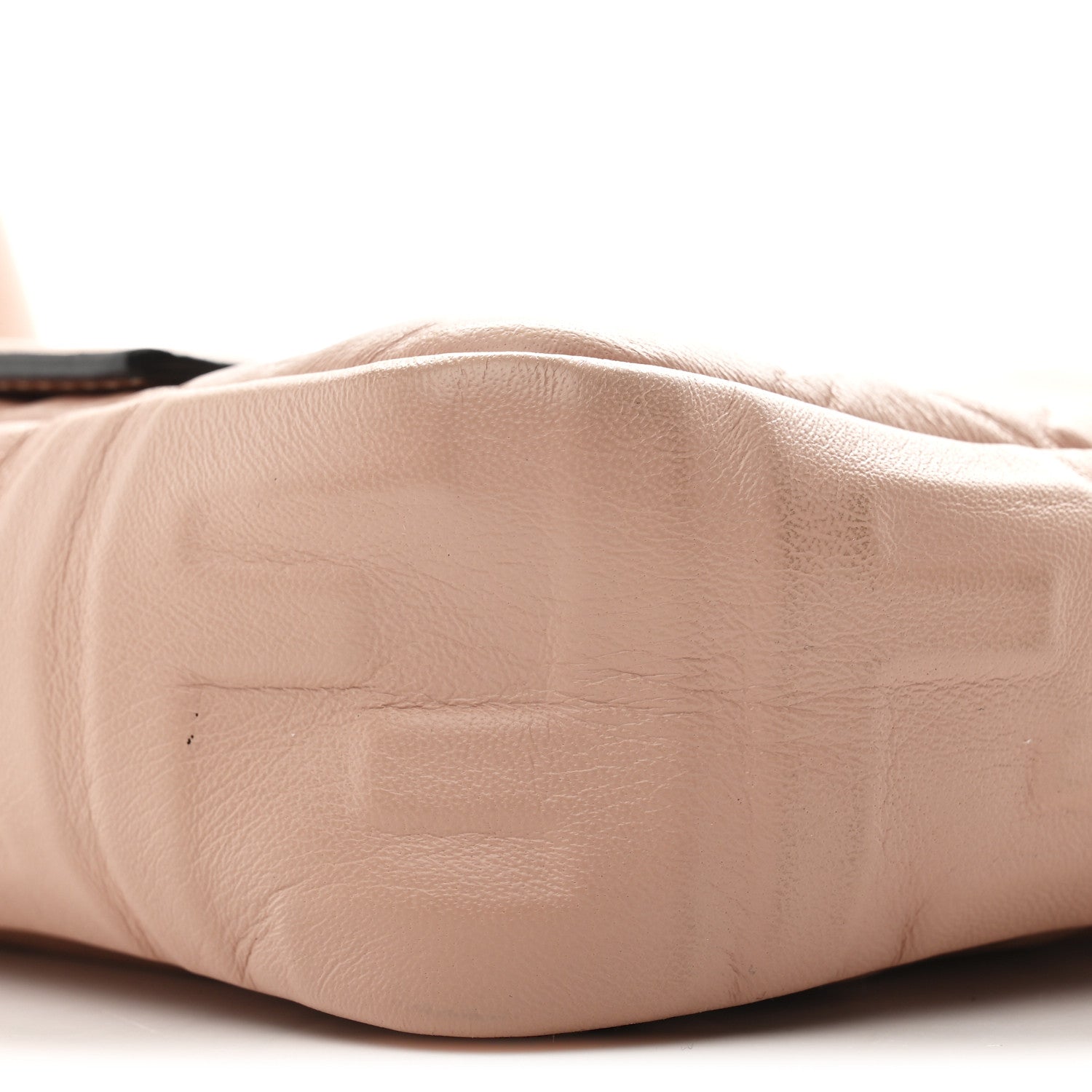 Nappa FF 1974 Embossed Baguette Rosa Bourbon