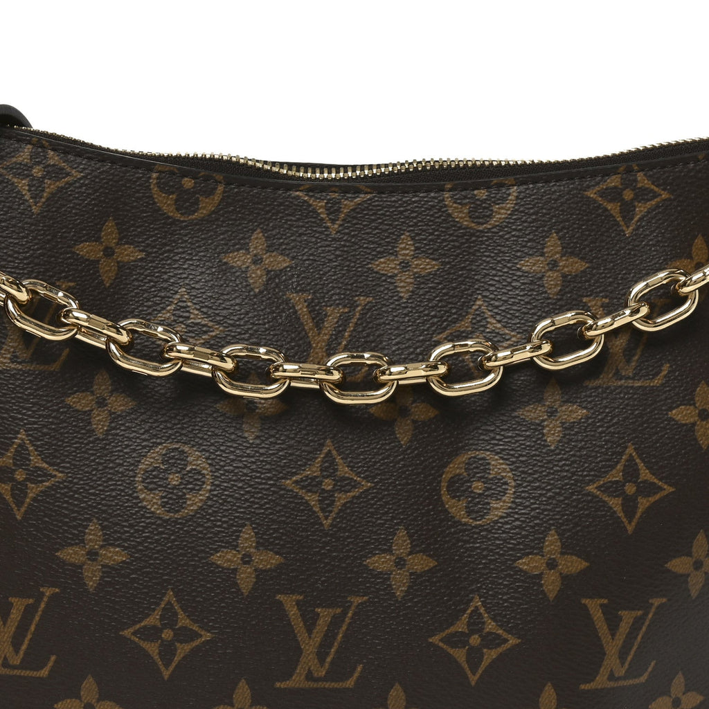 Reverse Monogram Loop Hobo