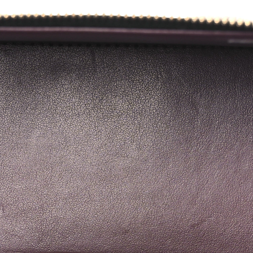 Caviar Quilted Small Vanity Case With Chain Black