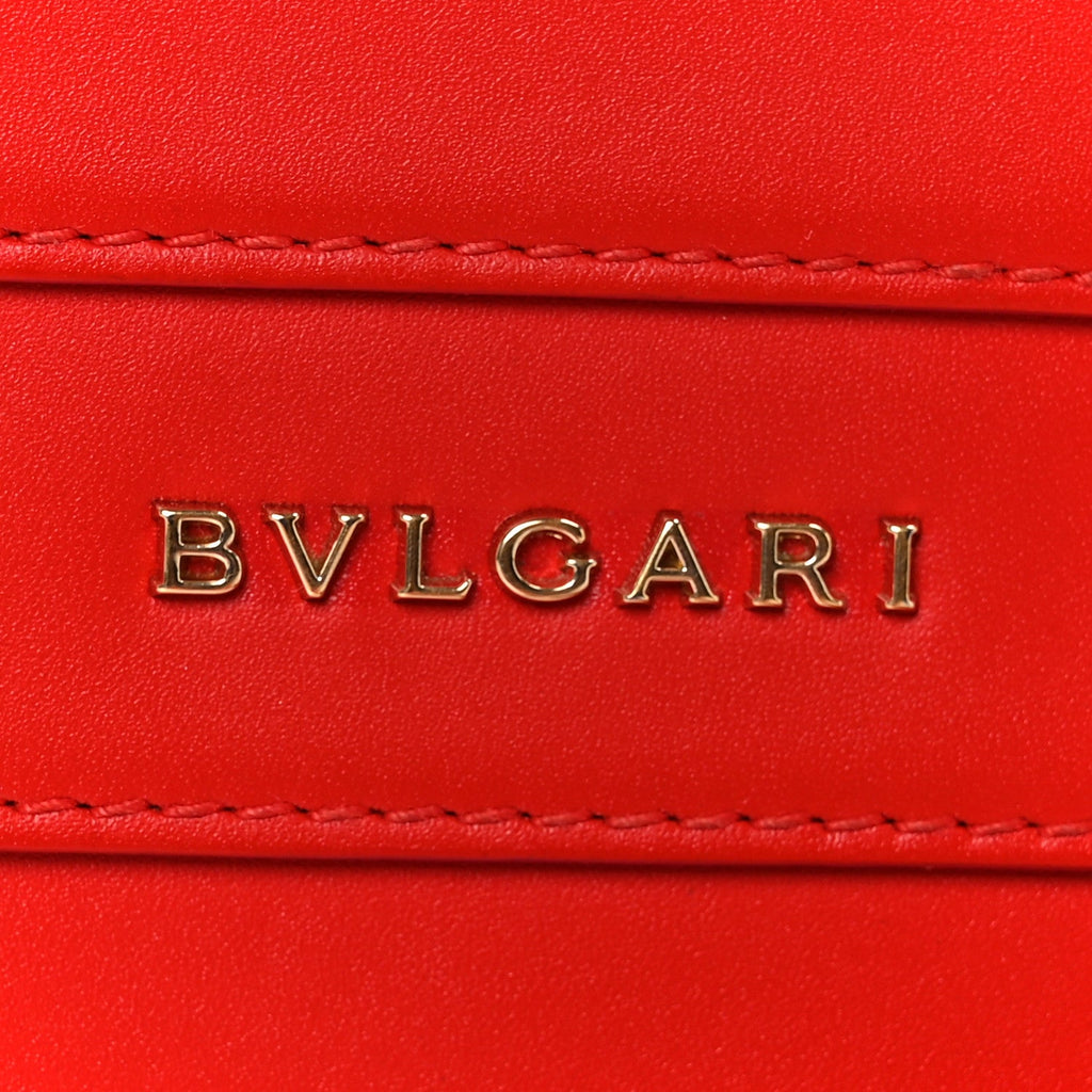 Calfskin Serpenti Forever Top Handle Red