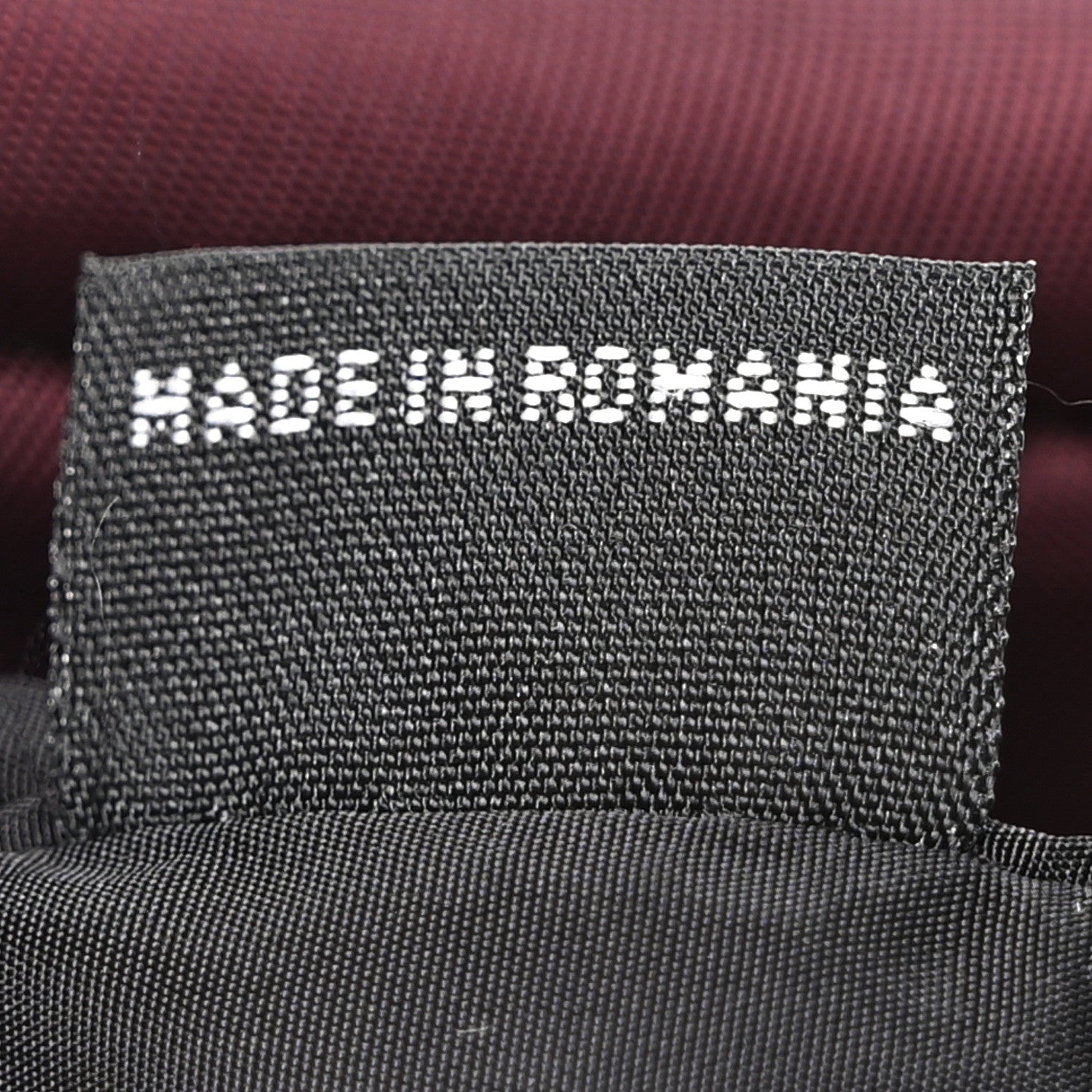 Tessuto Nylon Bomber Tote Bordeaux