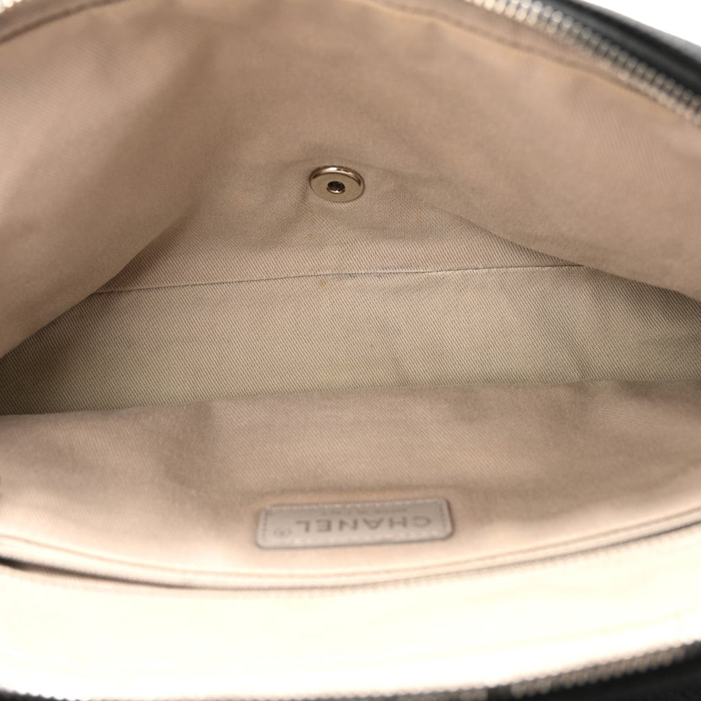 Caviar Quilted Jumbo Easy Flap Black