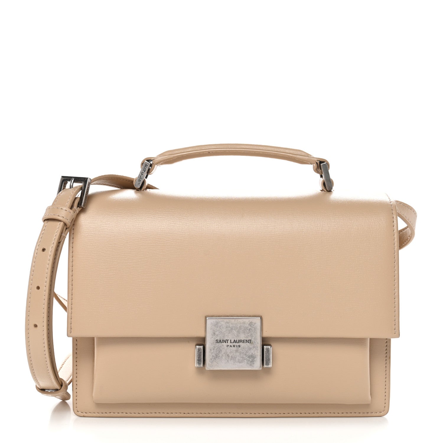 Calfskin Medium Bellechasse Satchel Nude Powder