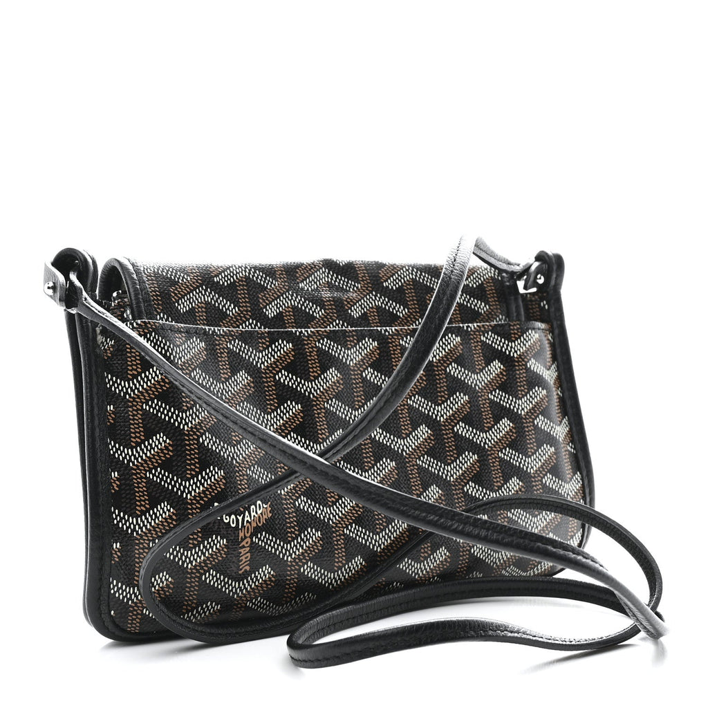 Goyardine Plumet Wallet Clutch Black