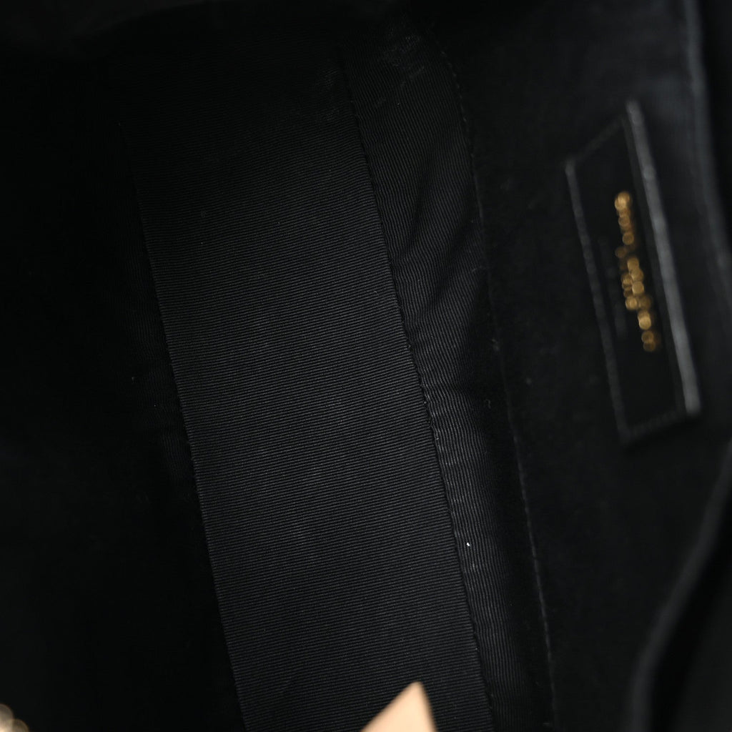 Calfskin Matelasse Monogram Lou Camera Bag Dark Beige
