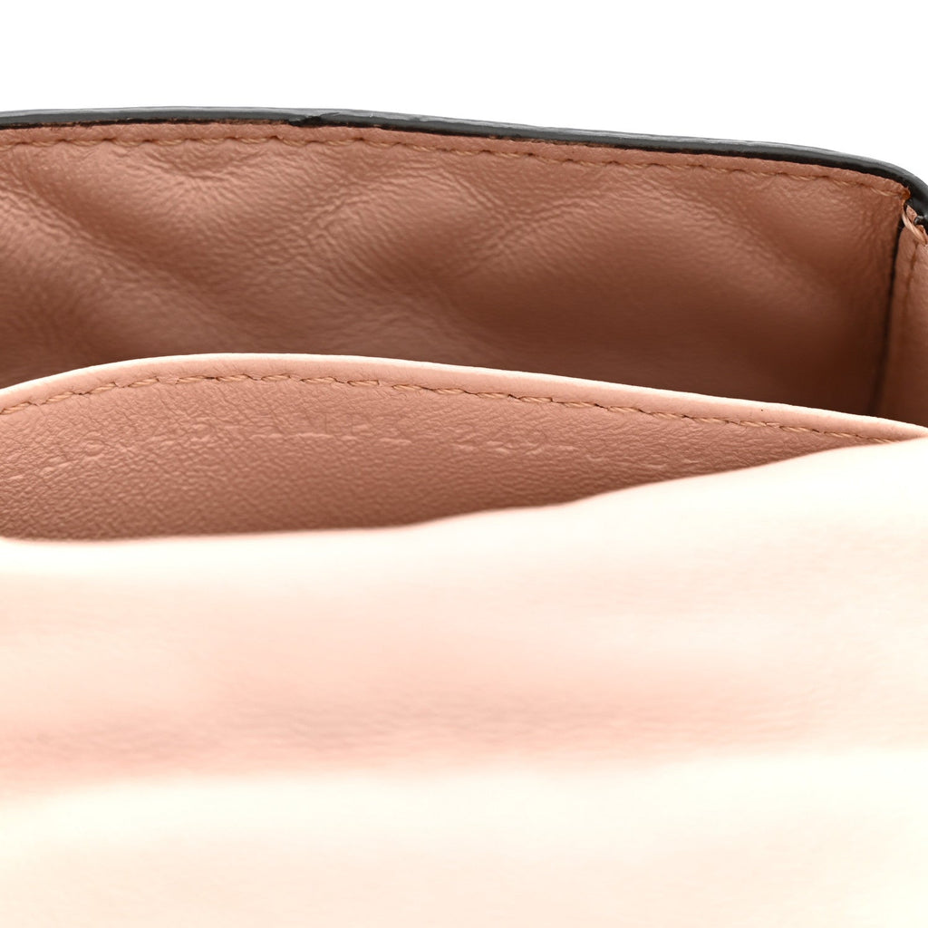 Nappa Matisse FF Embossed Nano Maxi Buckle Baguette Charm Rosa Quarzo
