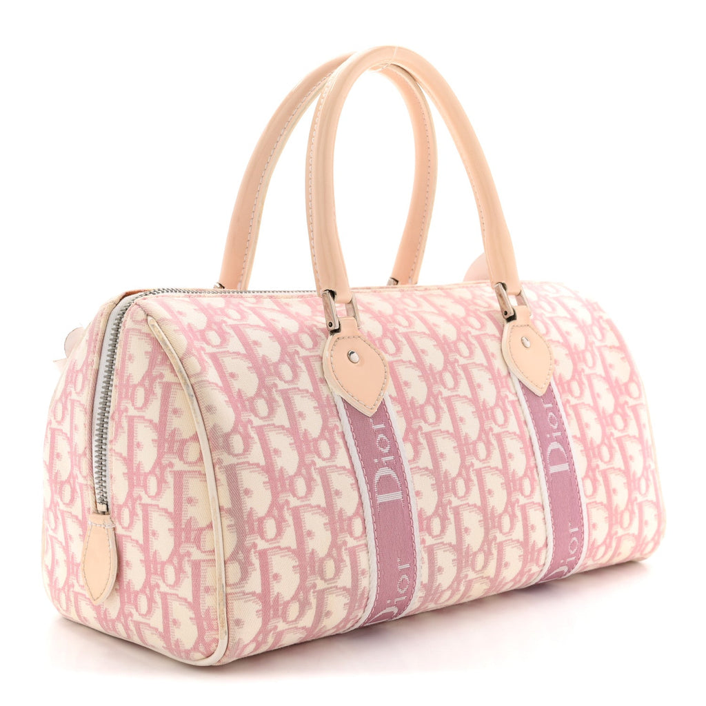 Monogram Girly Boston Pink