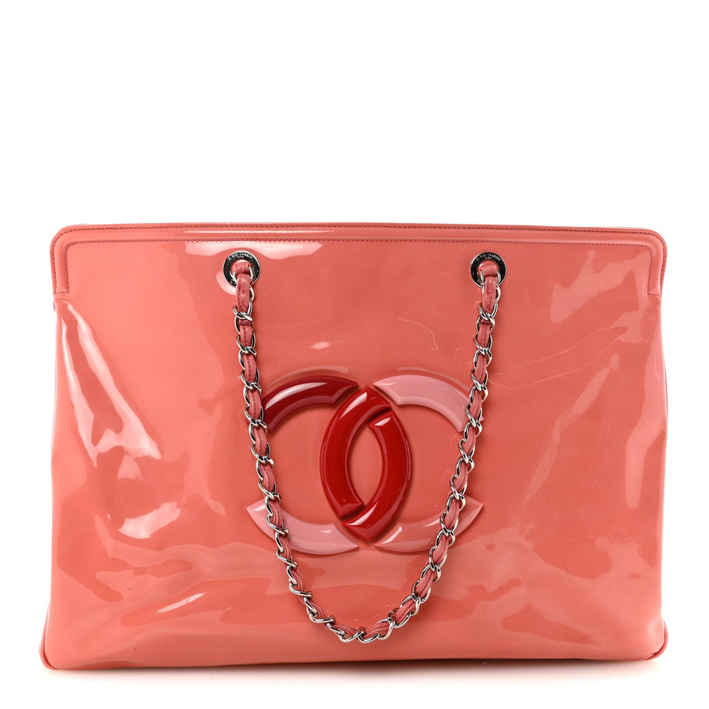 Vinyl Lipstick Ligne Tote Pink