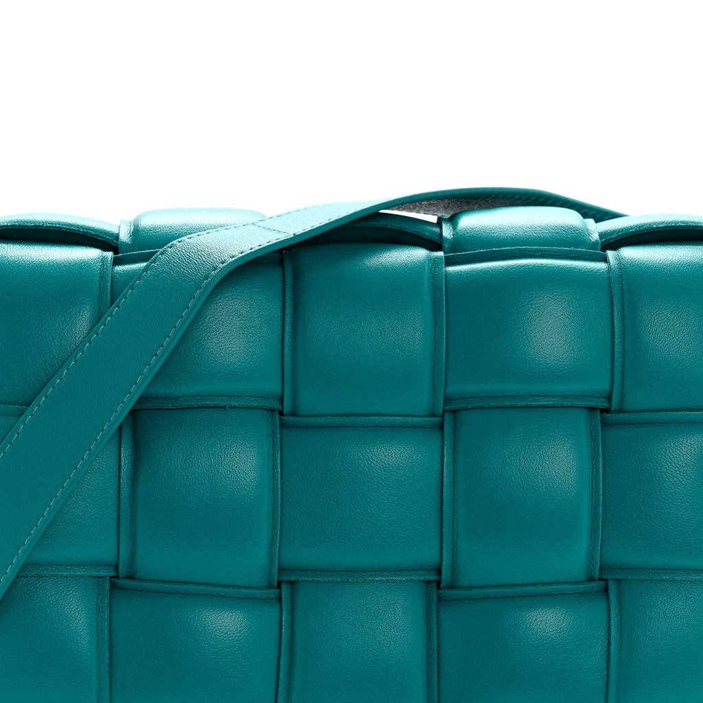 Nappa Maxi Intreccio Padded Cassette Crossbody Bag Blaster
