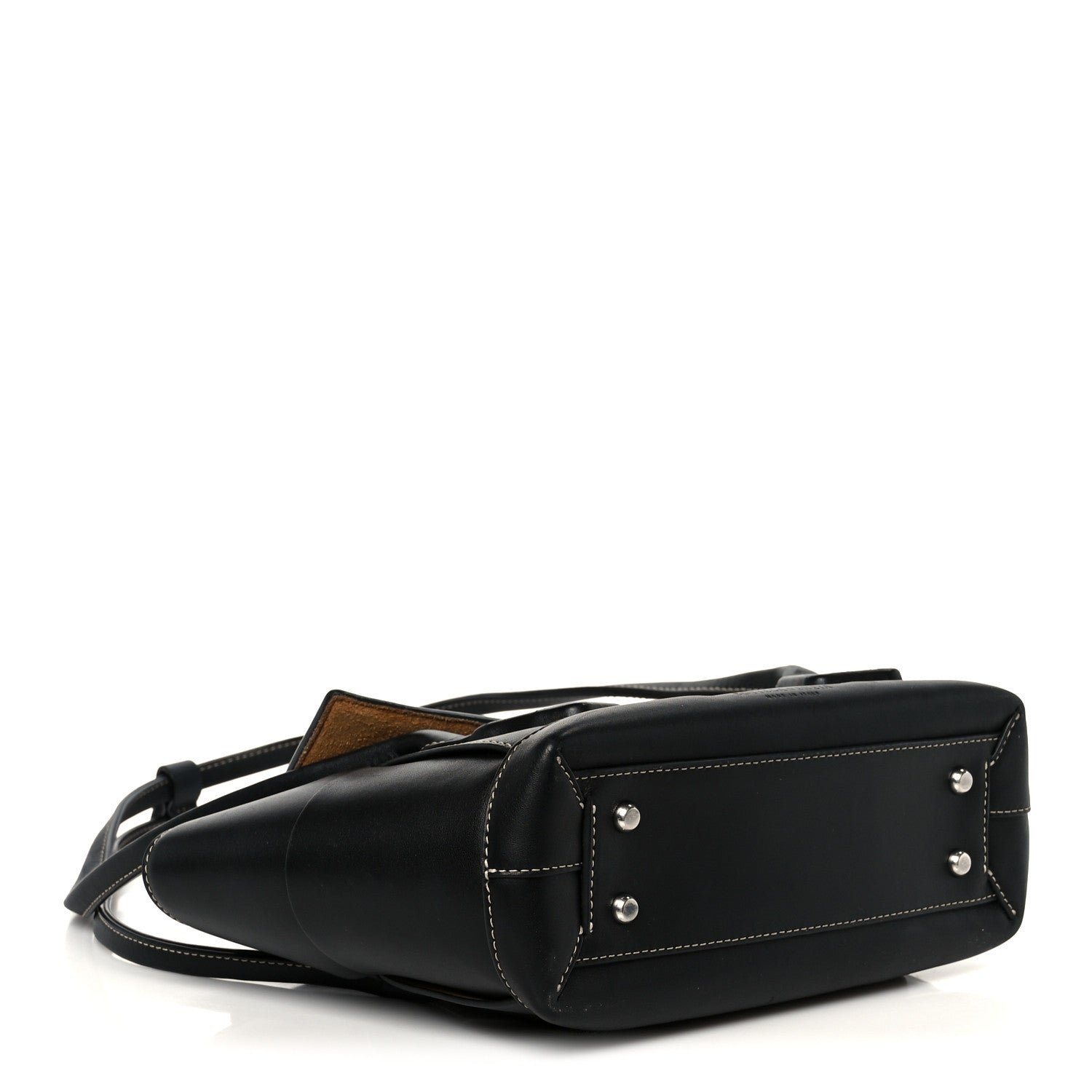 French Calfskin Maxi Intrecciato Arco 33 Black