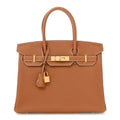 Togo Birkin 30 Gold