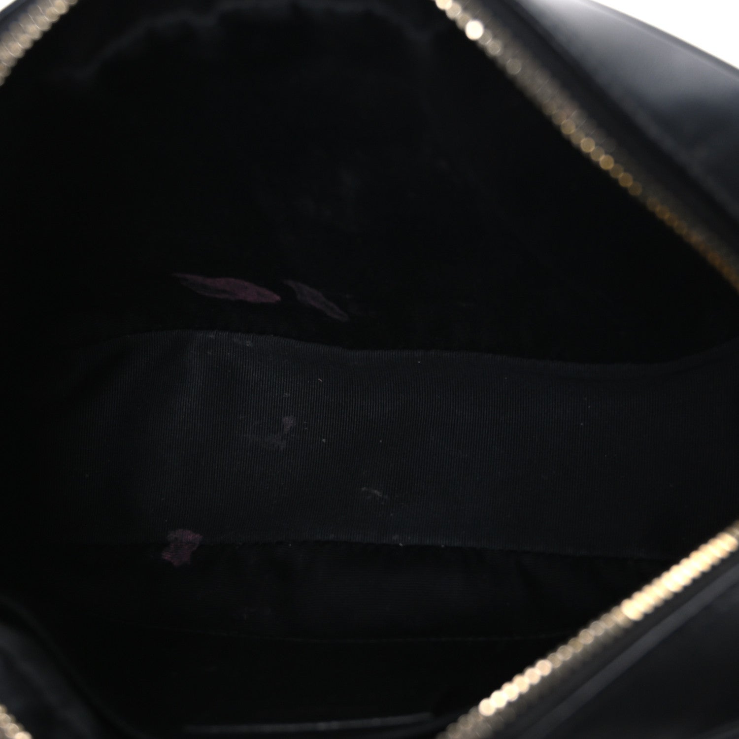 Suede Calfskin Monogram Lou Camera Bag Black