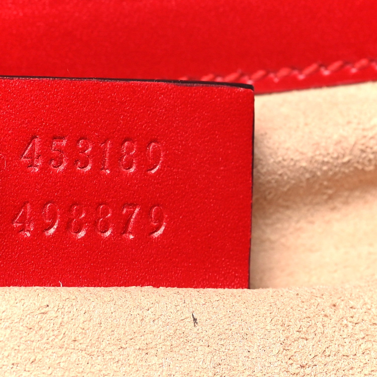 Guccissima Web Medium Padlock Messenger Shoulder Bag Hibiscus Red