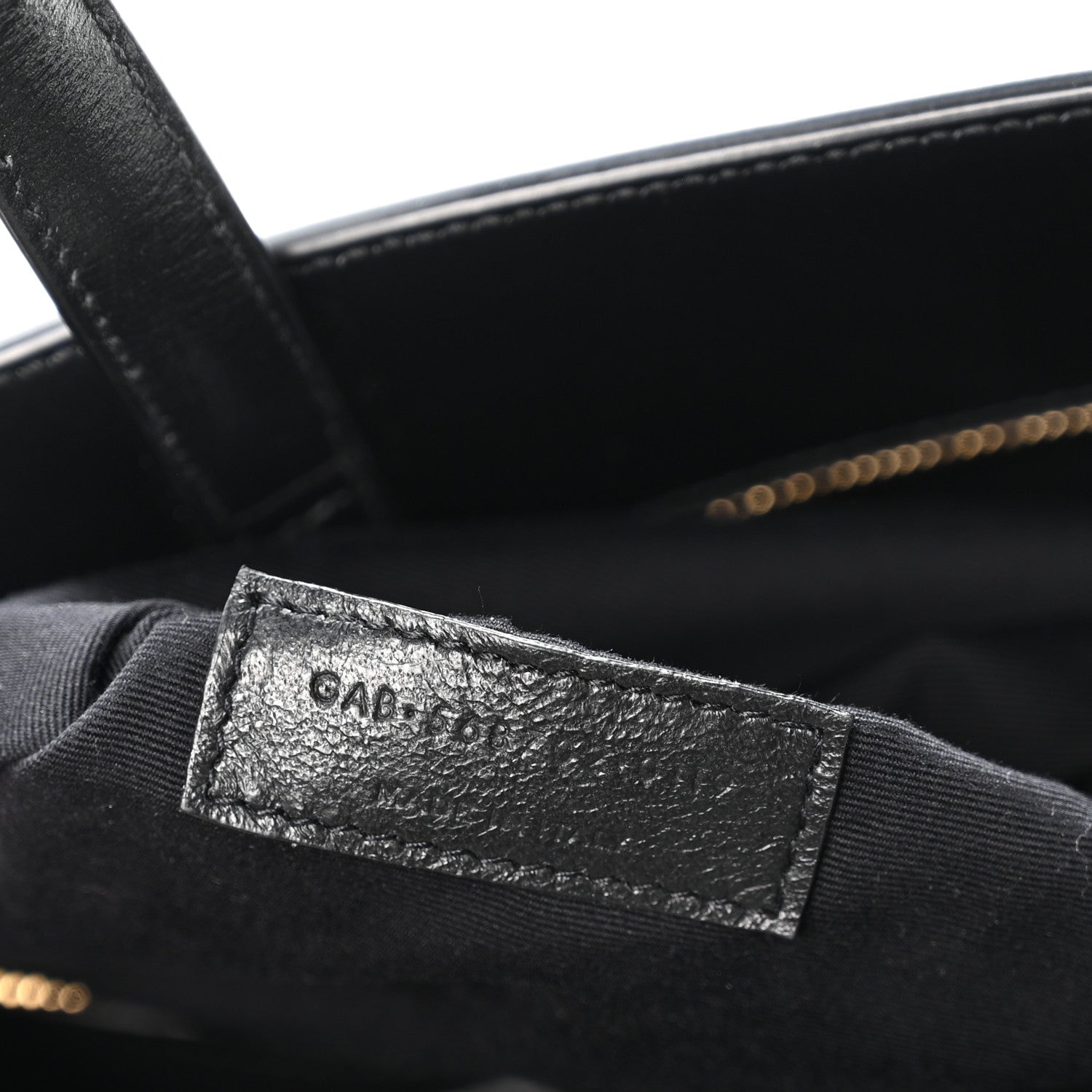 Calfskin Small Manhattan Shopper Tote Black
