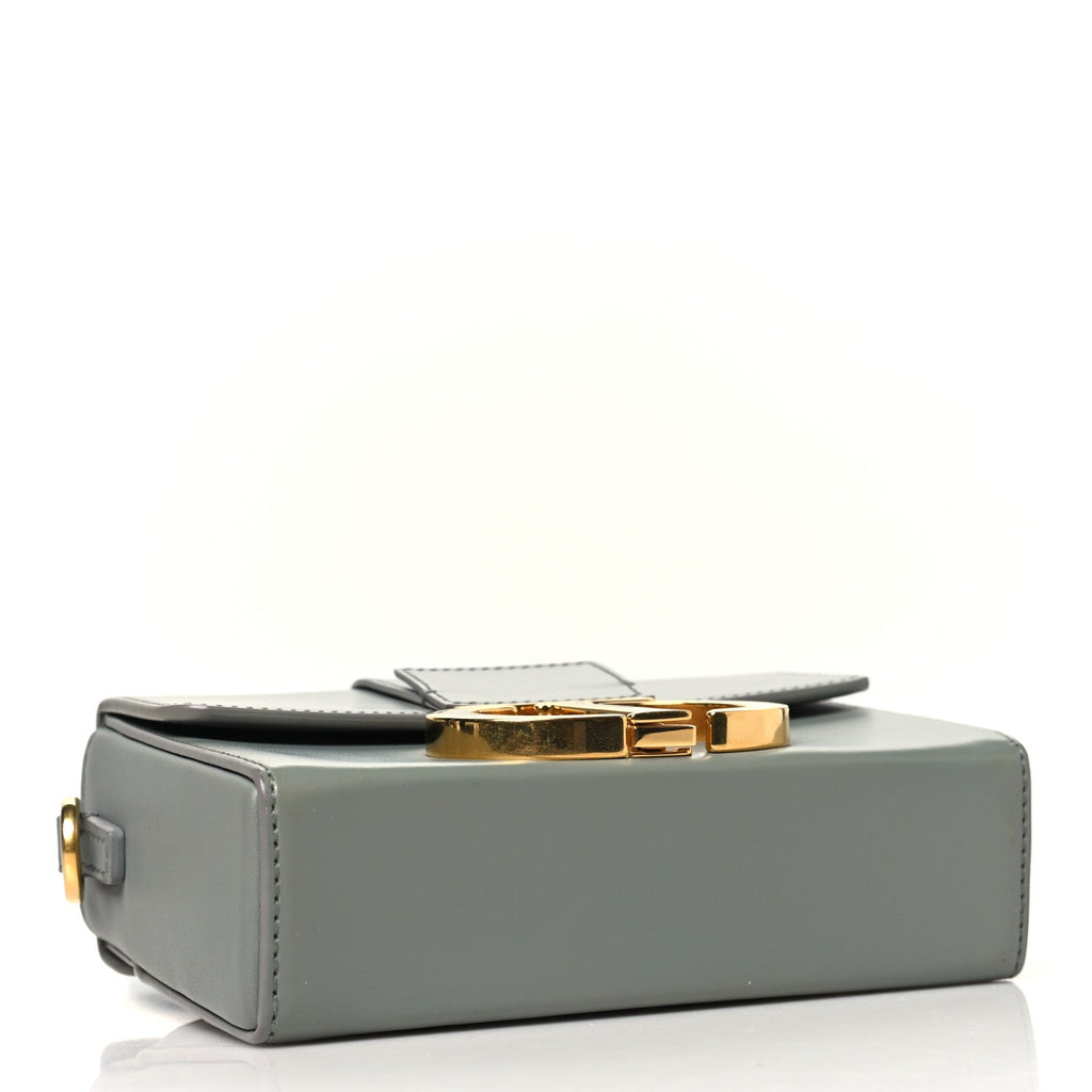 Box Calfskin 30 Montaigne Box Bag Gray