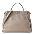 Cuoio Romano Selleria Large Peekaboo Iconic Satchel Corda