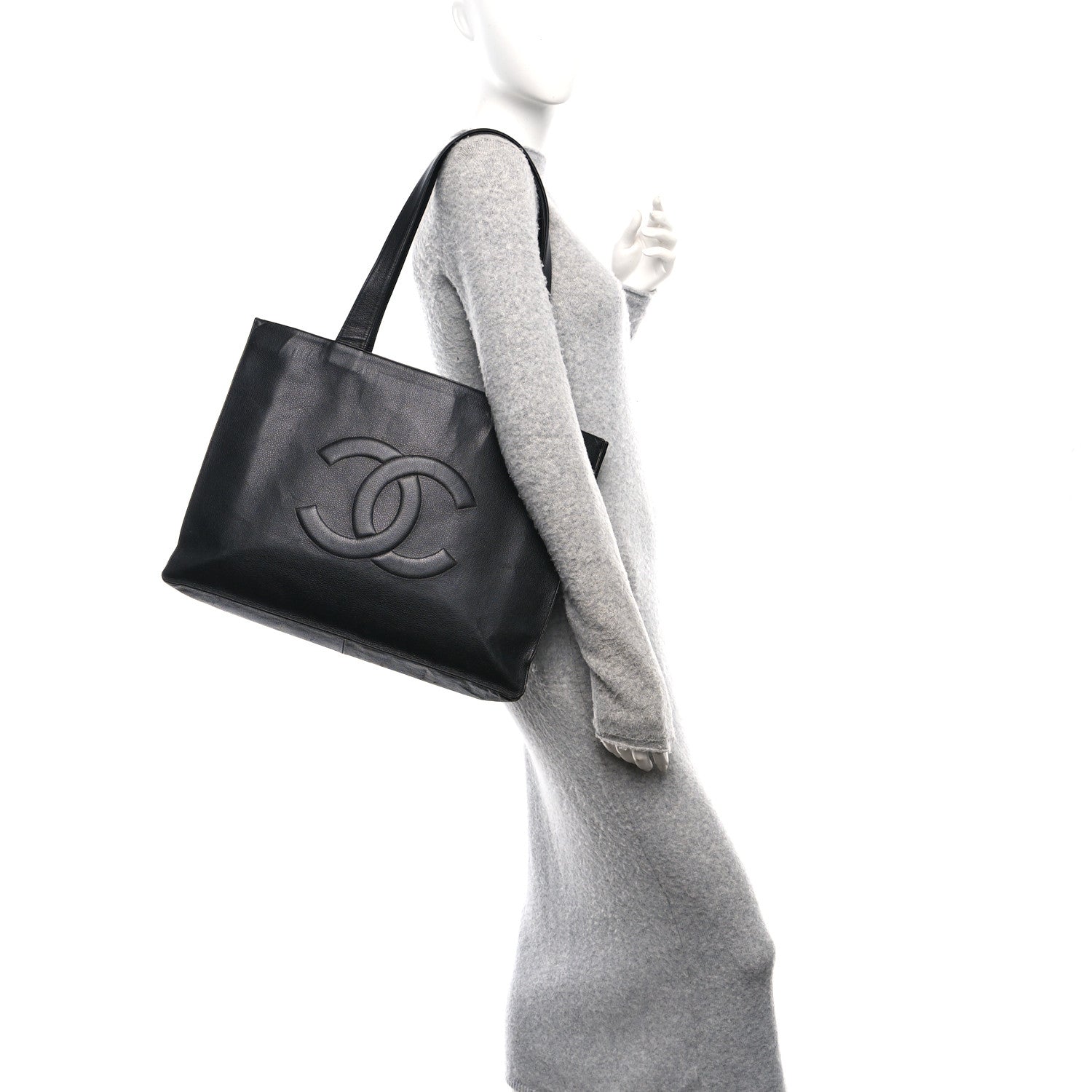 Caviar CC Tote Black