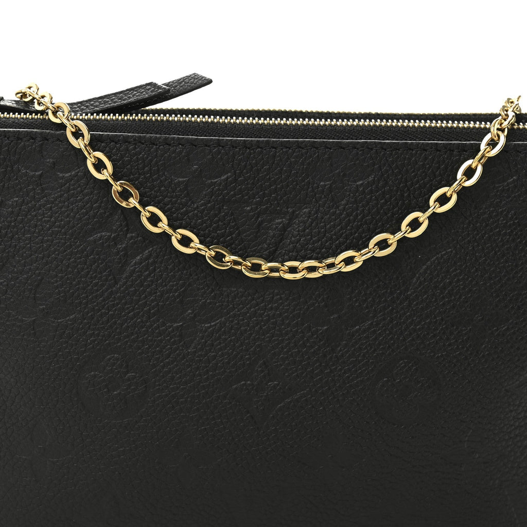 Empreinte Double Zip Pochette Black