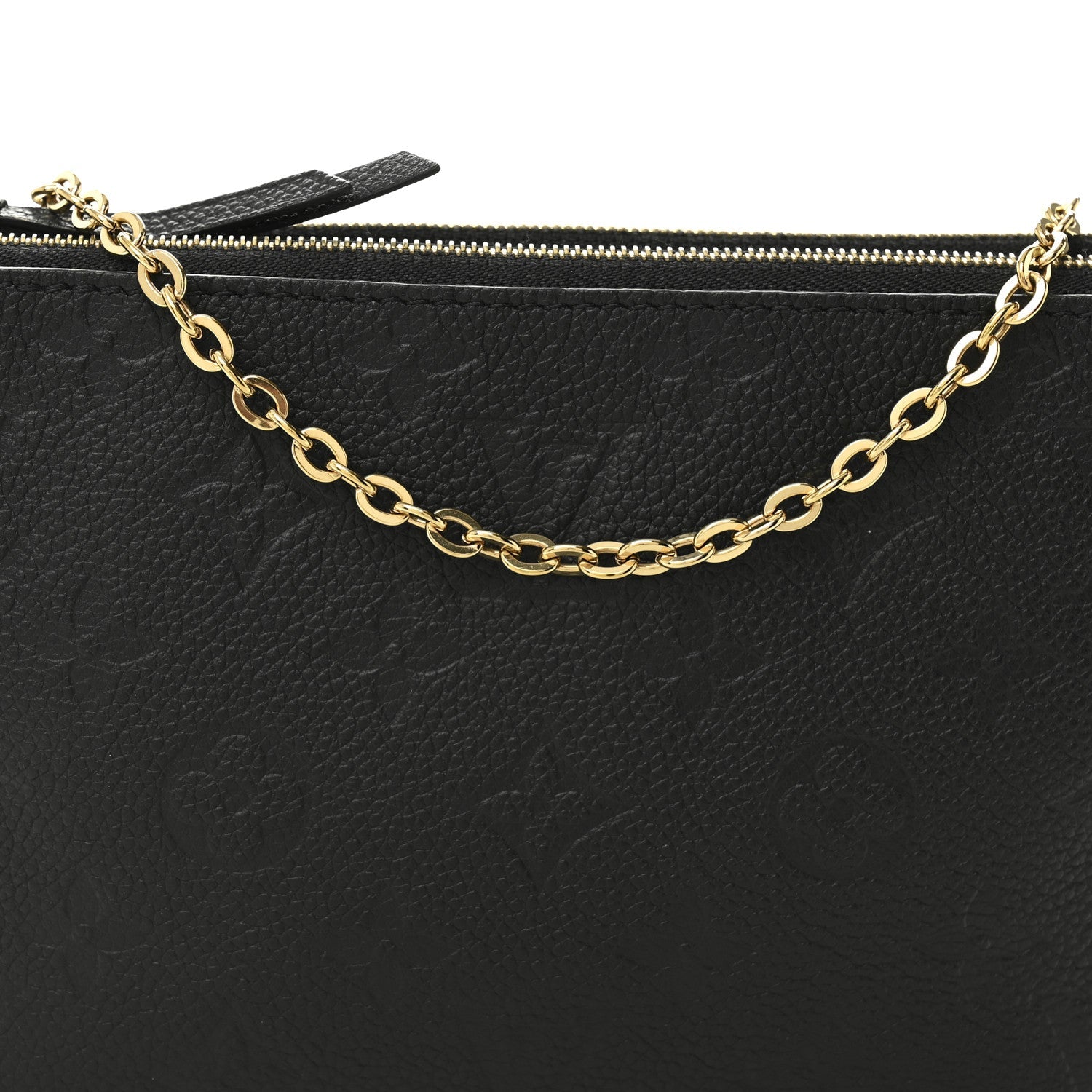 Empreinte Double Zip Pochette Black