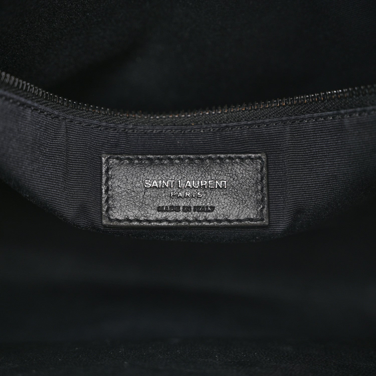 Calfskin Crocodile Embossed Monogram Medium Niki Shopping Bag Black