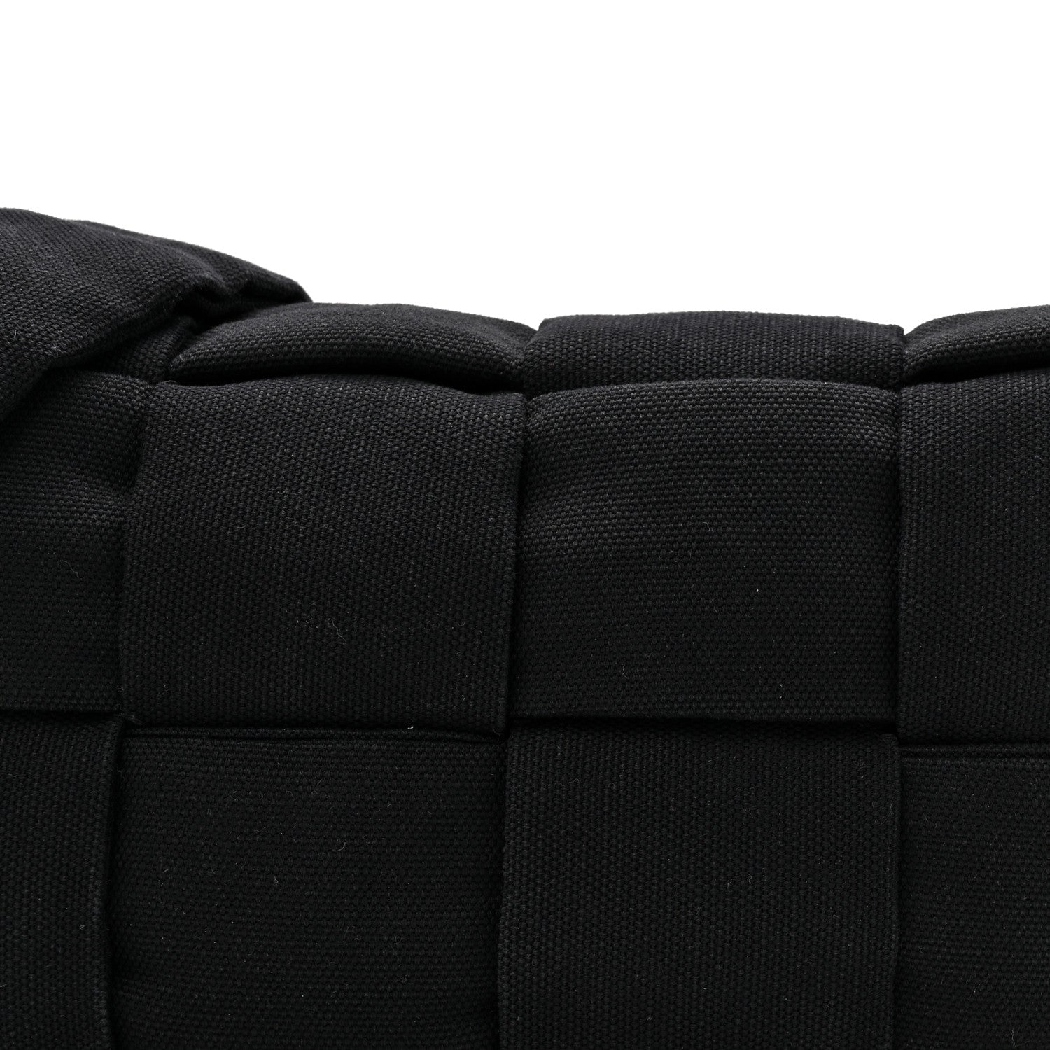 Denim Maxi Intrecciato Padded Tech Cassette Bag Black