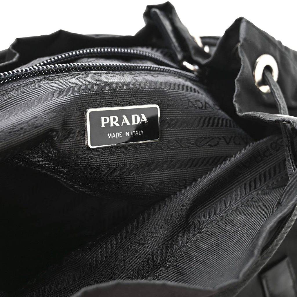 Tessuto Nylon Vela Small Backpack Black